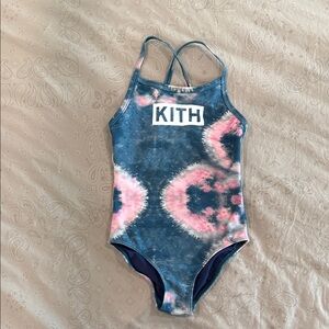 Kith Blue and Pink Tie-Dye Swimsuit